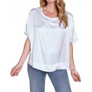 NEW SOFIA tamar top in white